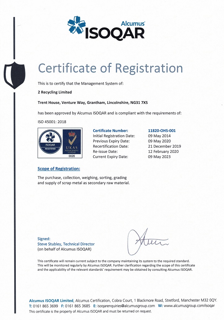 ISO 45001 2015 Feb 2020